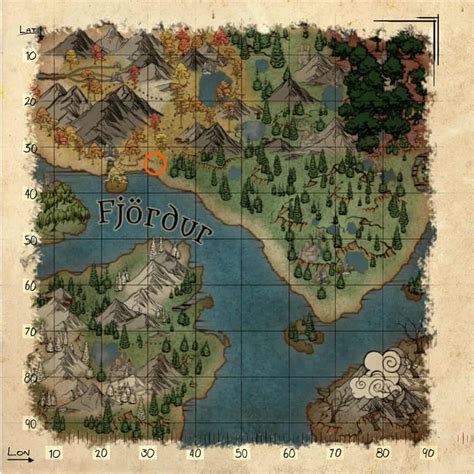 Then, head back to the Mantis with the Bug Repellent applied. . Fjordur map